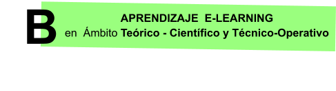 APRENDIZAJE  E-LEARNING      en  mbito Terico - Cientfico y Tcnico-Operativo B